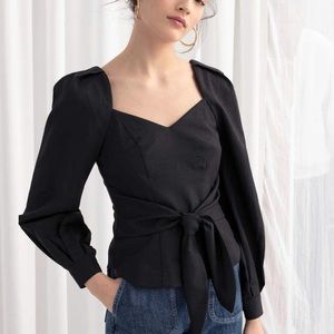 & OTHER STORIES | Waist Tie Blouse